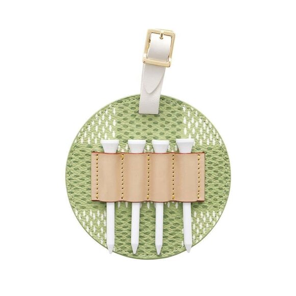 LOUIS VUITTON Green Damier Golf Bag Tag Tee GI1063 - Picture 1 of 10